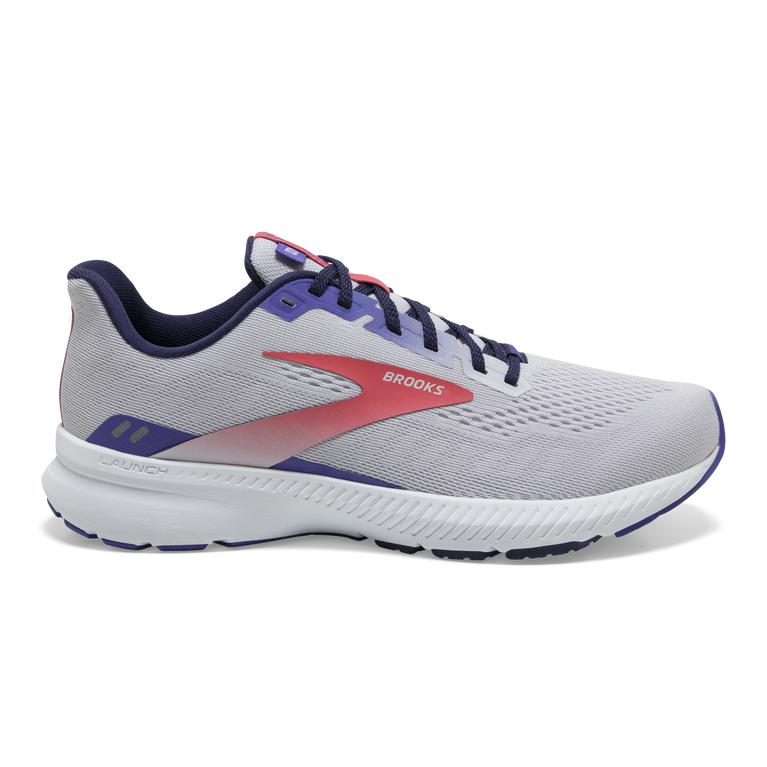Brooks LAUNCH 8 Light Cushion Road Running Shoes Womens Canada - Lavender Purple/Astral/Coral (HAX51